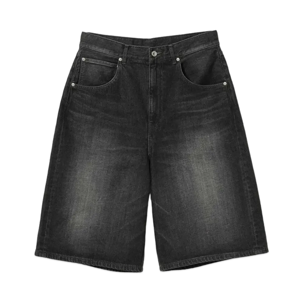 BEAMS FUTURE ARCHIVE Buggy Denim Shorts "Black"