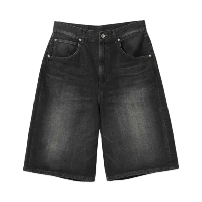 BEAMS FUTURE ARCHIVE Buggy Denim Shorts "Black"