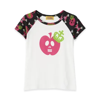 HYSTERIC GLAMOUR x Poison Candy Apple Women's Poison Candy Apple Baby Tee "White"