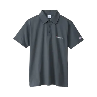 Champion Short Sleeve Polo Shirt 25SS "Charcoal"