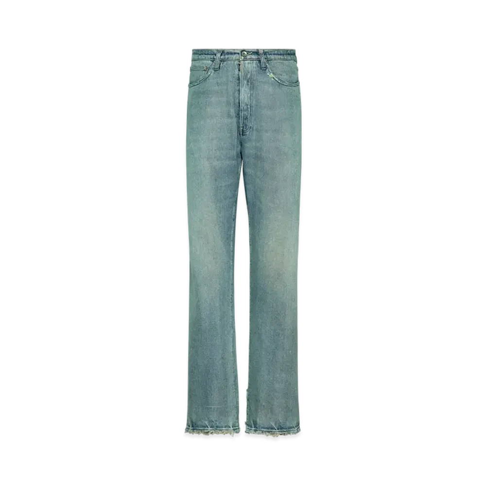 Maison Margiela Men's Buckle Jeans "Light Blue"
