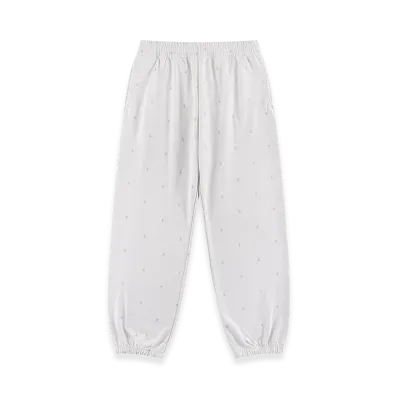 Unknown London Tiny Cross Glitter Sweat Pants "Off White"