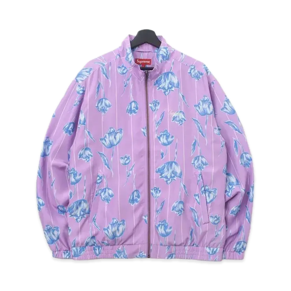 Supreme Floral Silk Track Jacket "Pink"