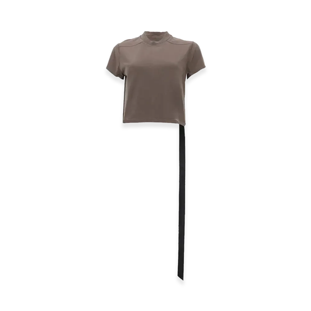Rick Owens DRKSHDW Women's Cropped Small Level T-Shirt "Brown"