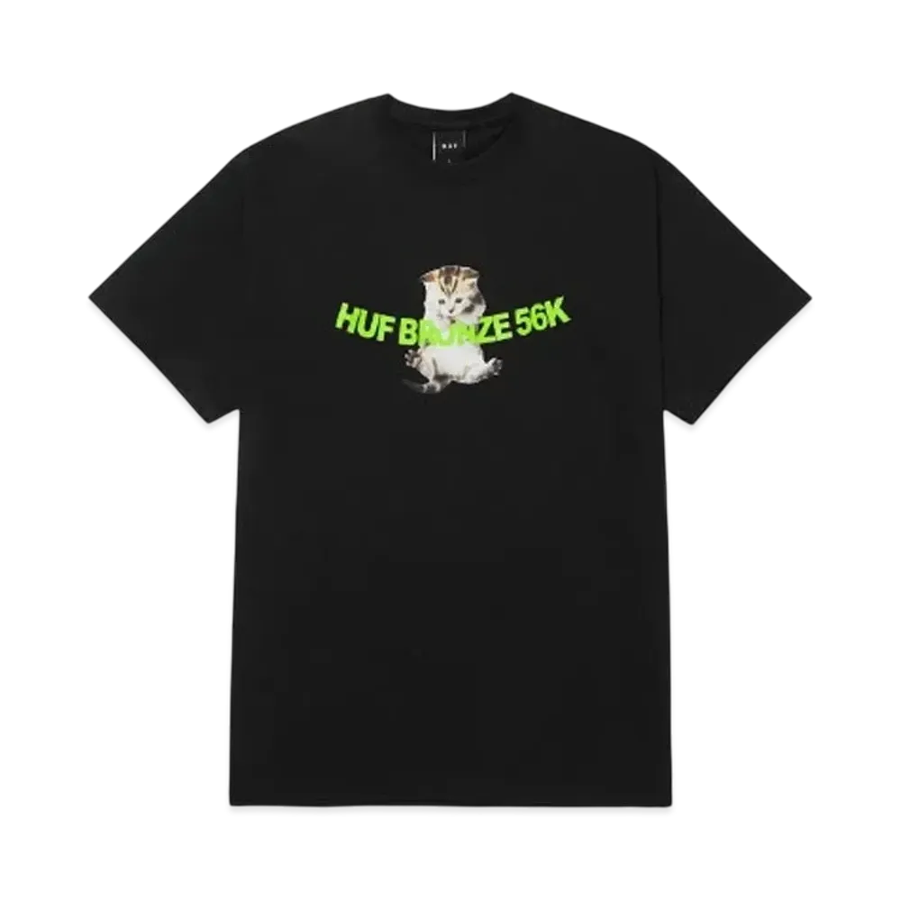 HUF x Bronze56K Hang In There Tee "Black"