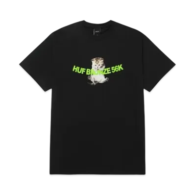 HUF x Bronze56K Hang In There Tee "Black"