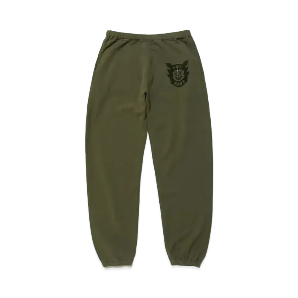 HUMAN MADE UZI MADE SWEAT PANTS "Olive Drab"