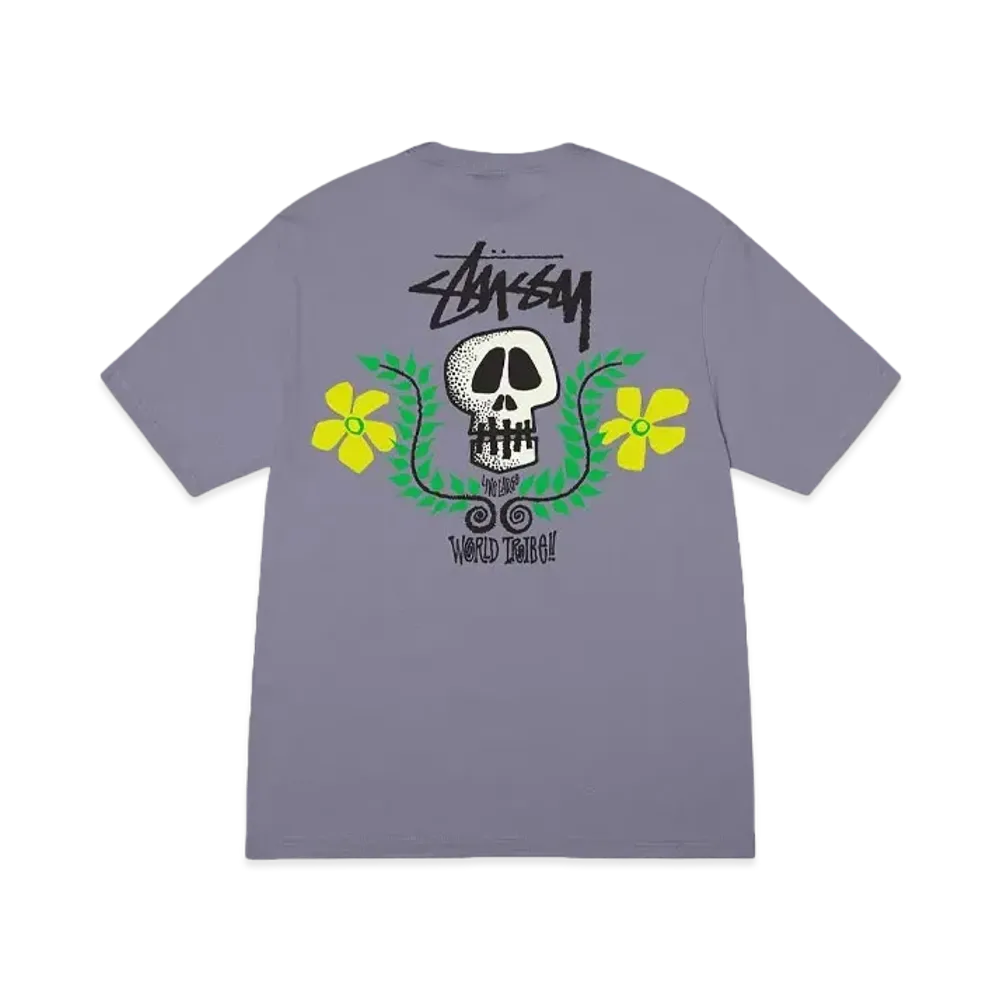 Stussy Skull Crest Tee "Mauve"