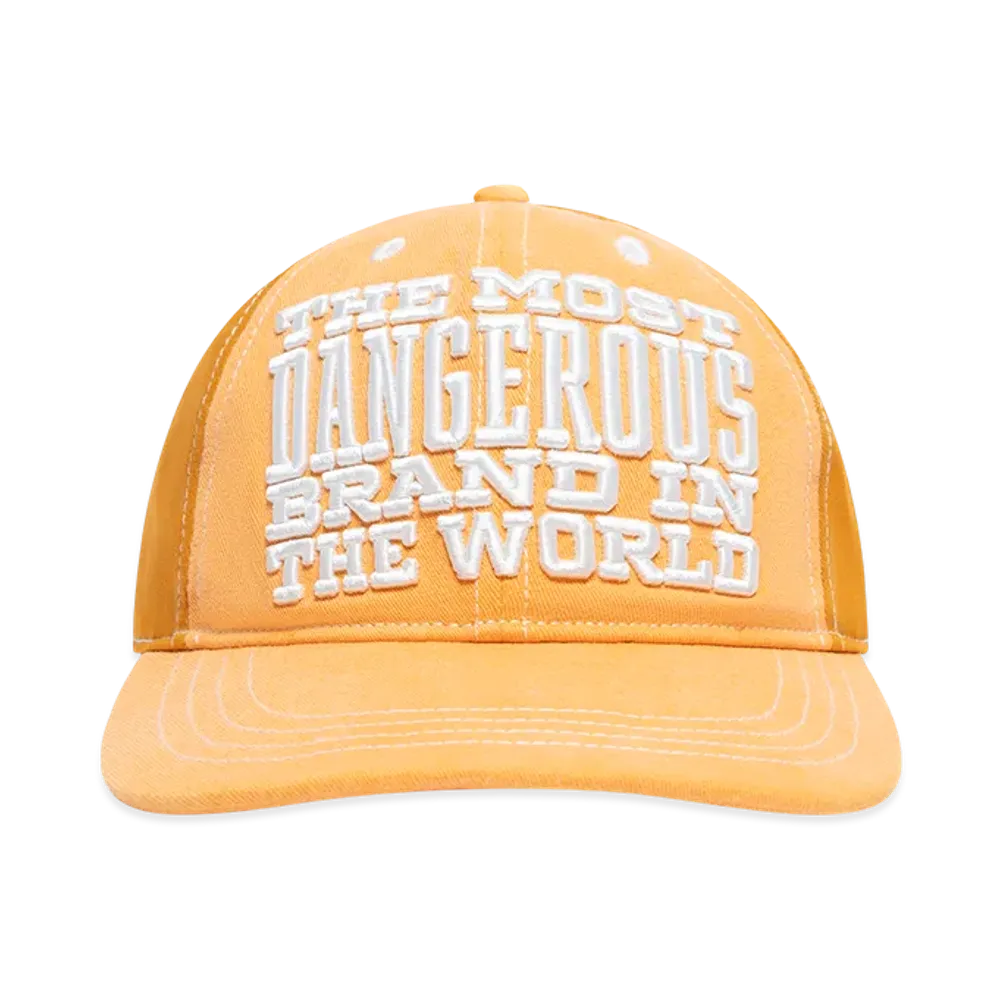 DENIM TEARS Most Dangerous Brand Cap "Orange"