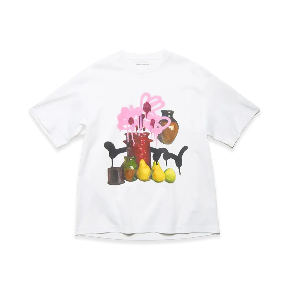 uniform experiment x Michael Cherno Red Vase Tee "White"
