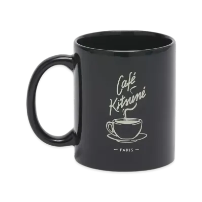 Maison Kitsune Cafe Kitsune Coffee Cups Mugs "Black"