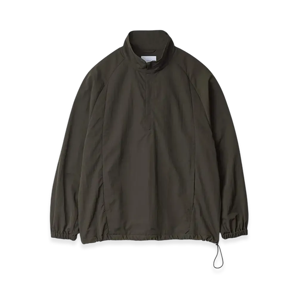 ssstein Windbreaker Half Zip Pullover "Dark Khaki"