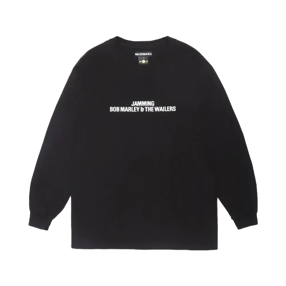 WACKO MARIA x BOB MARLEY Long Sleeve T-Shirt "Black"