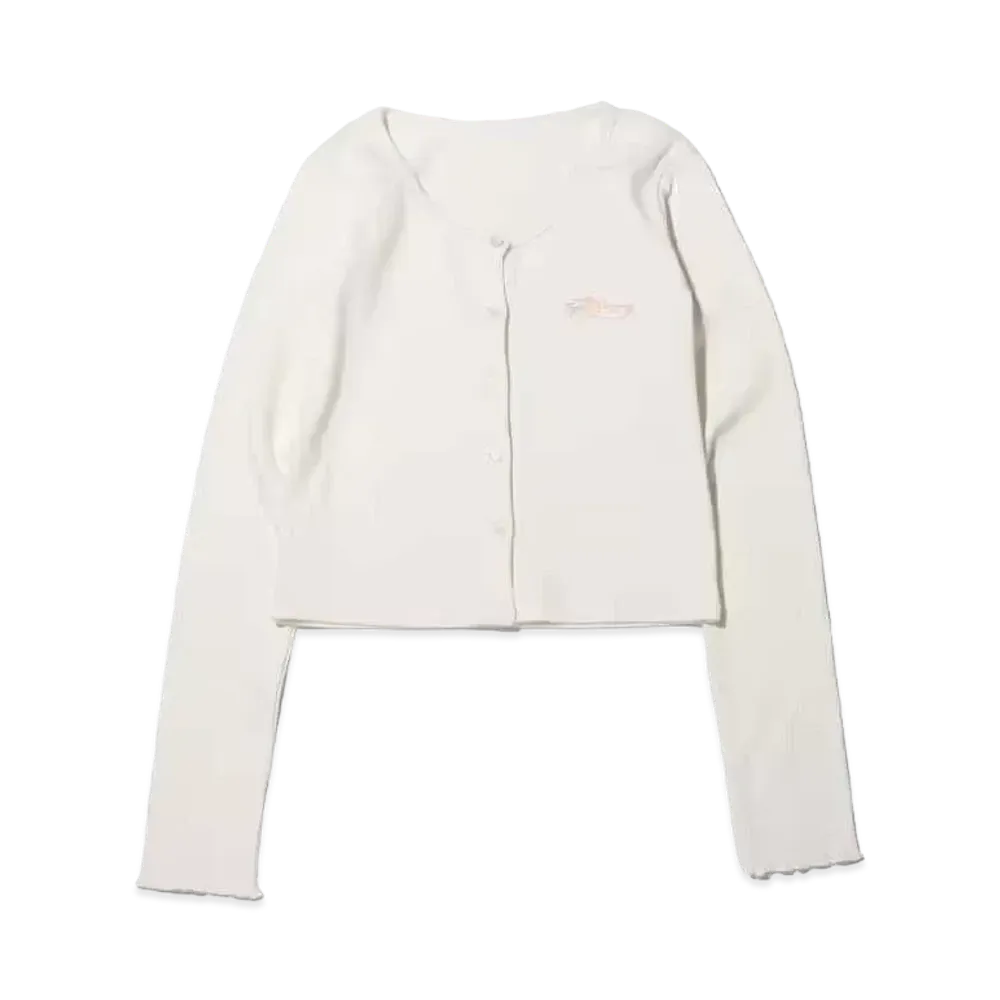 atmos pink x Riehata Logo Shishwili Tank Top Cardigan Set Cardigan only "White"