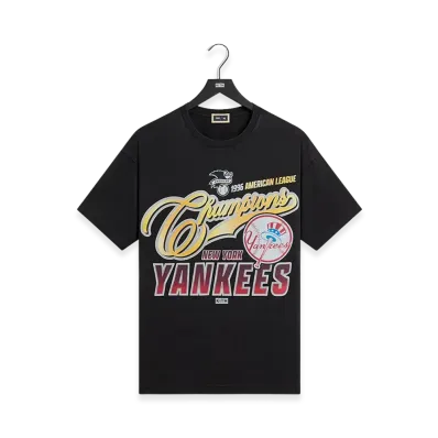 Kith x The New York Yankees Champions Vintage Tee "Black"