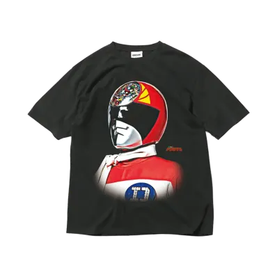 スーパー戦隊 x HOMEGAME \ 1980 デンジレッド TEE "BLACK"