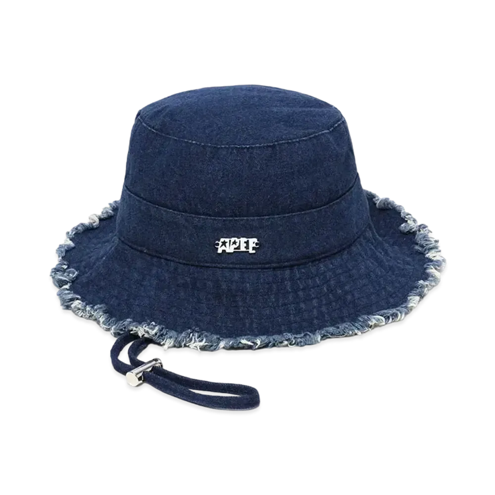 A BATHING APE Denim Bucket Hat "Lightindi"