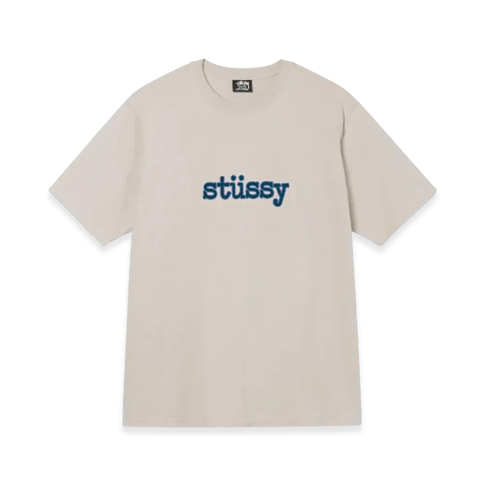 Stussy Typewriter Tee "Smoke"