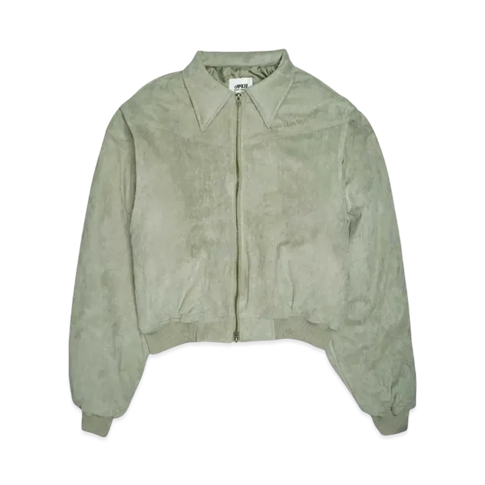 HTH faux suede blouson "KHAKI"