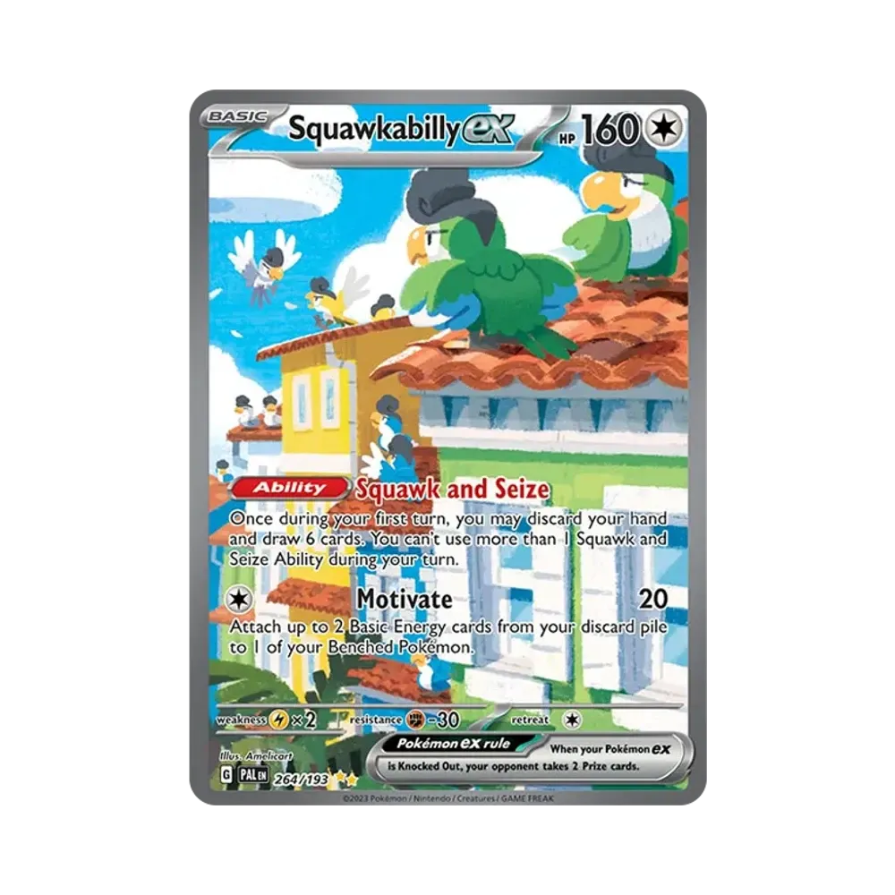 イキリンコex SIR [PAL EN 264/193]【英語版】(スカーレット&バイオレット「パルデアエボルブド」)