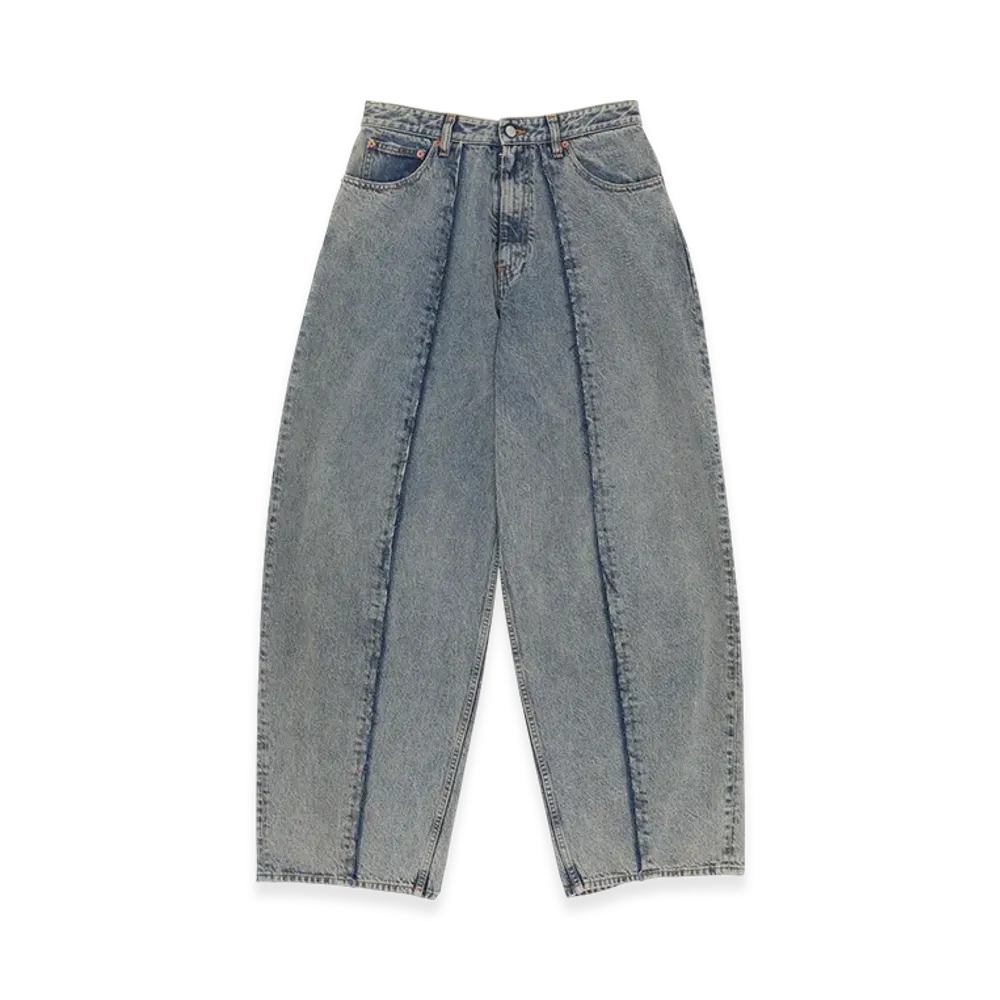 MM6 Maison Margiela Men's 5-Pocket Denim Trousers "Light Blue"