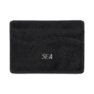 WIND AND SEA Cow Leather Card Case "Black"