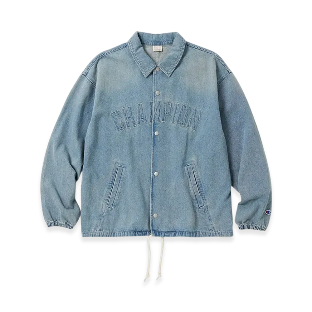 Champion Coach Jacket 25SS "Stonewashed Blue"