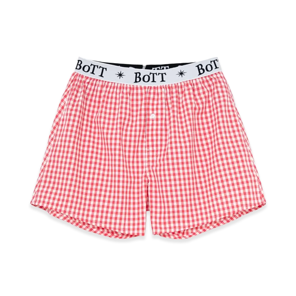BoTT Gingham Check Boxer "Red"