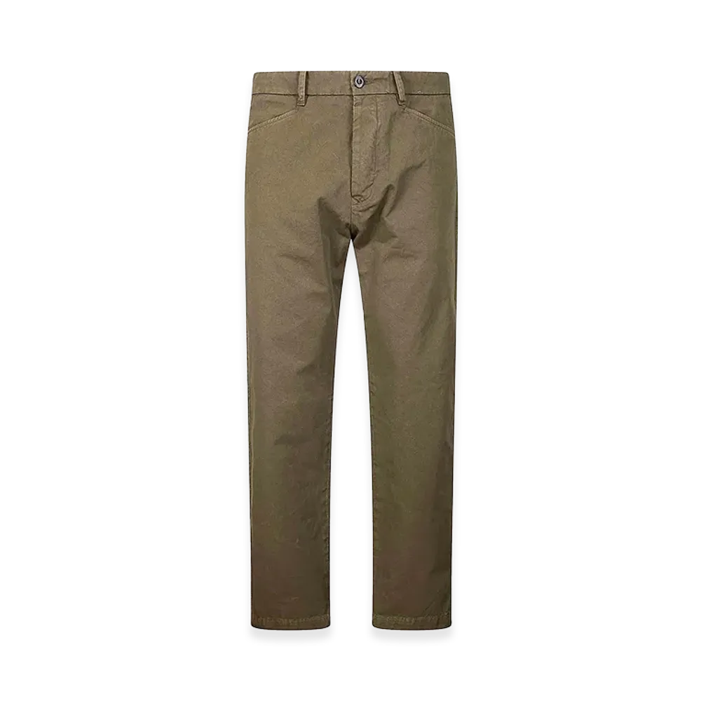 C.P. Company Cotton Gabardine Regular Chino Pants "Green"