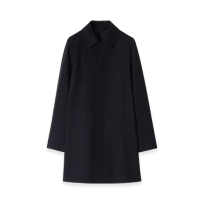 Burberry Mid-length Cashmere Car Coat "Navy"