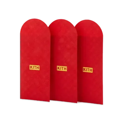 Kith Treats Red Envelope Set "Red"