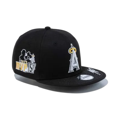 NEW ERA x Shohei Ohtani Youth 9Fifty American League MVP & Home Runs Leaders Los Angeles Angels Black "Black"