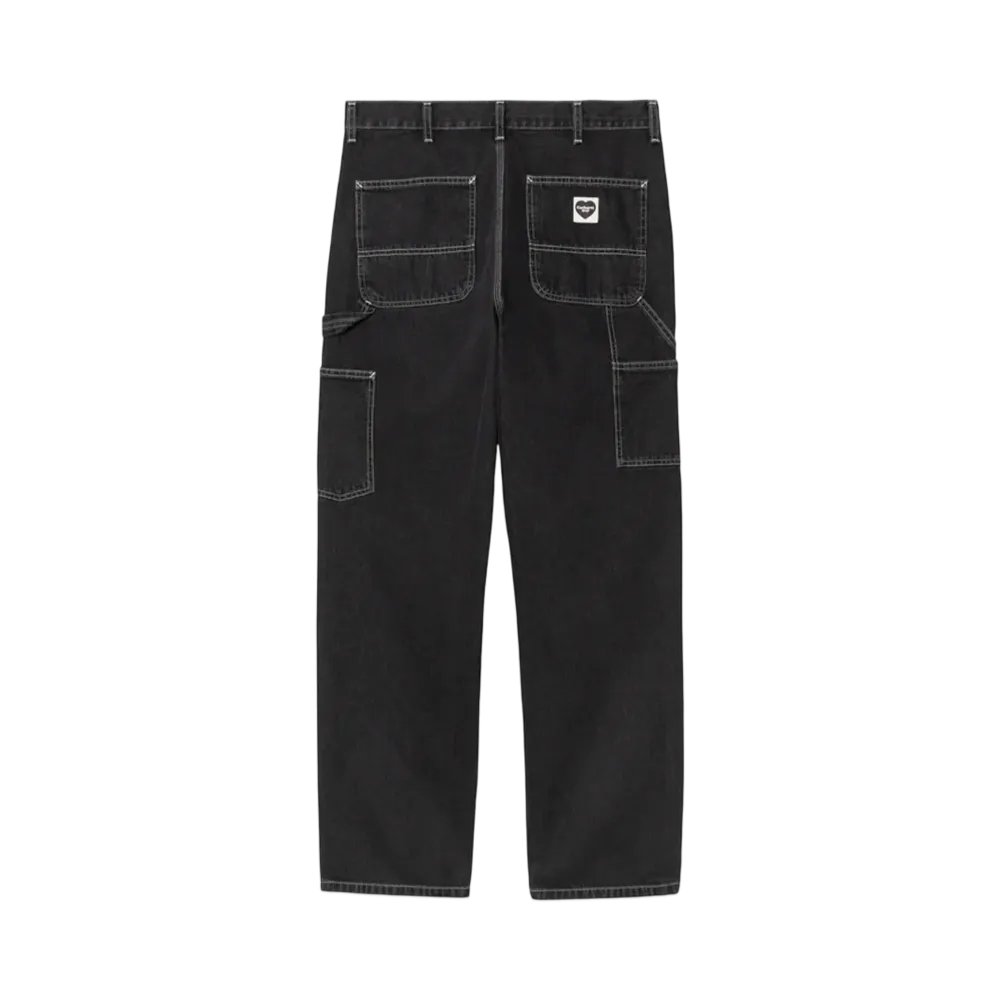Carhartt WIP Single Knee Pant "Black(Stone Washed)"