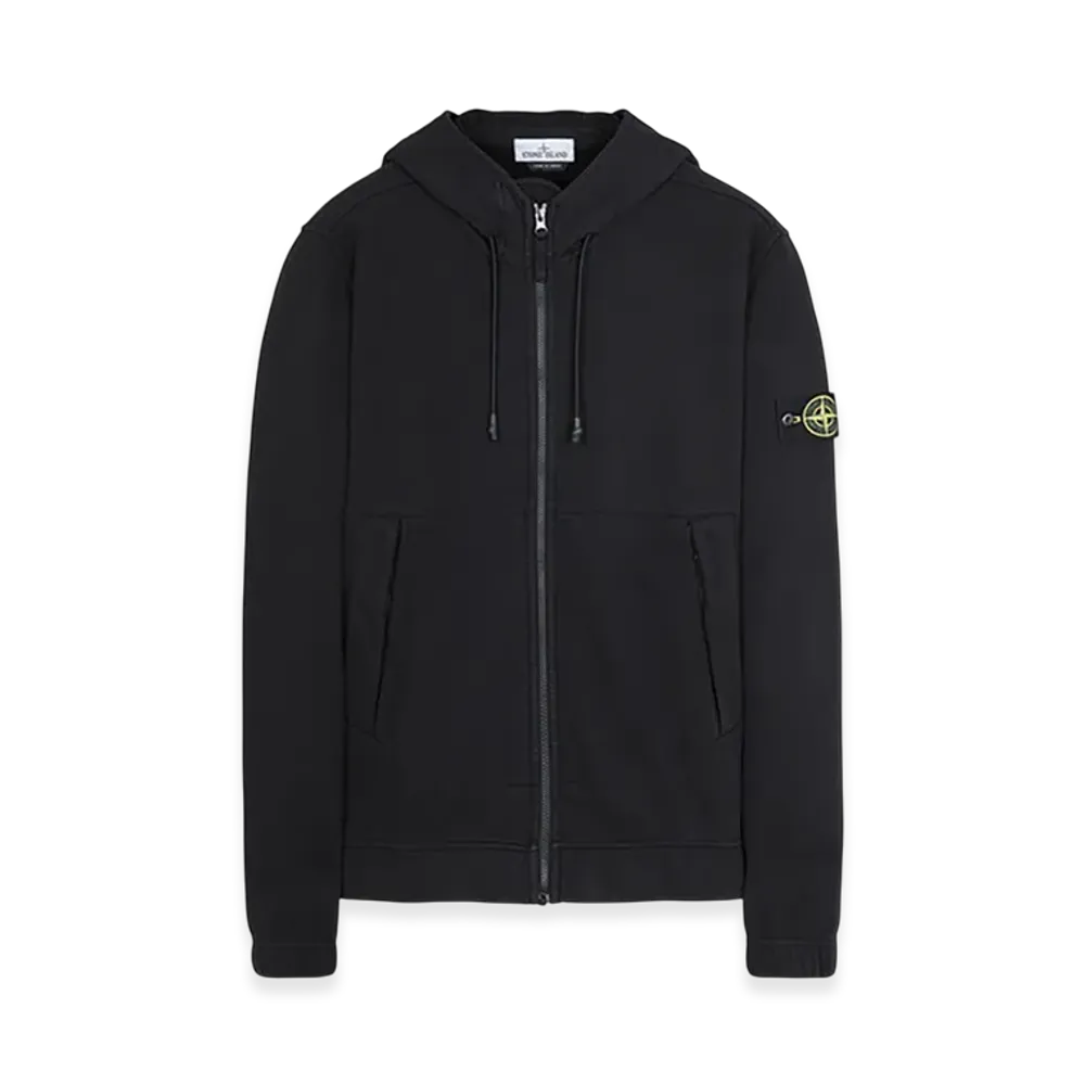 Stone Island 61420 Full Zip Hooded Sweatshirt - 20FW "Black"