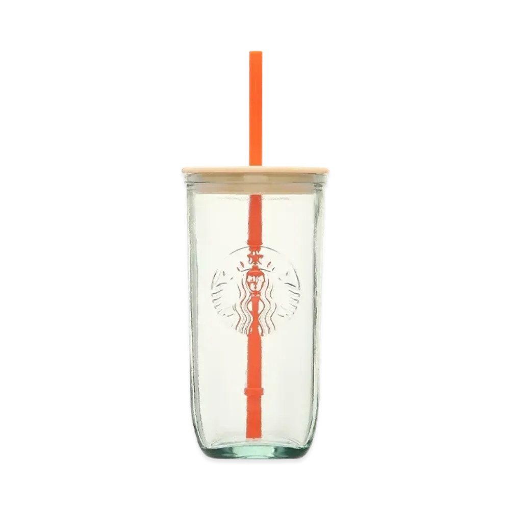 STARBUCKS Recycled Glass Tumbler 473ml "Clear"