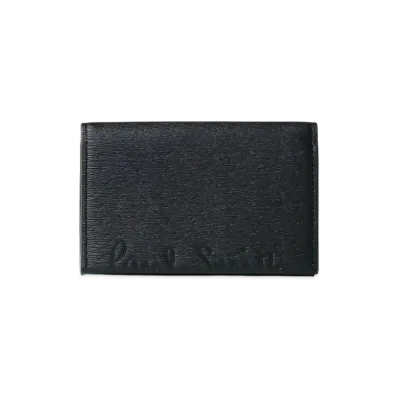 Paul Smith Cropped Logo Business Card Holder "Black"