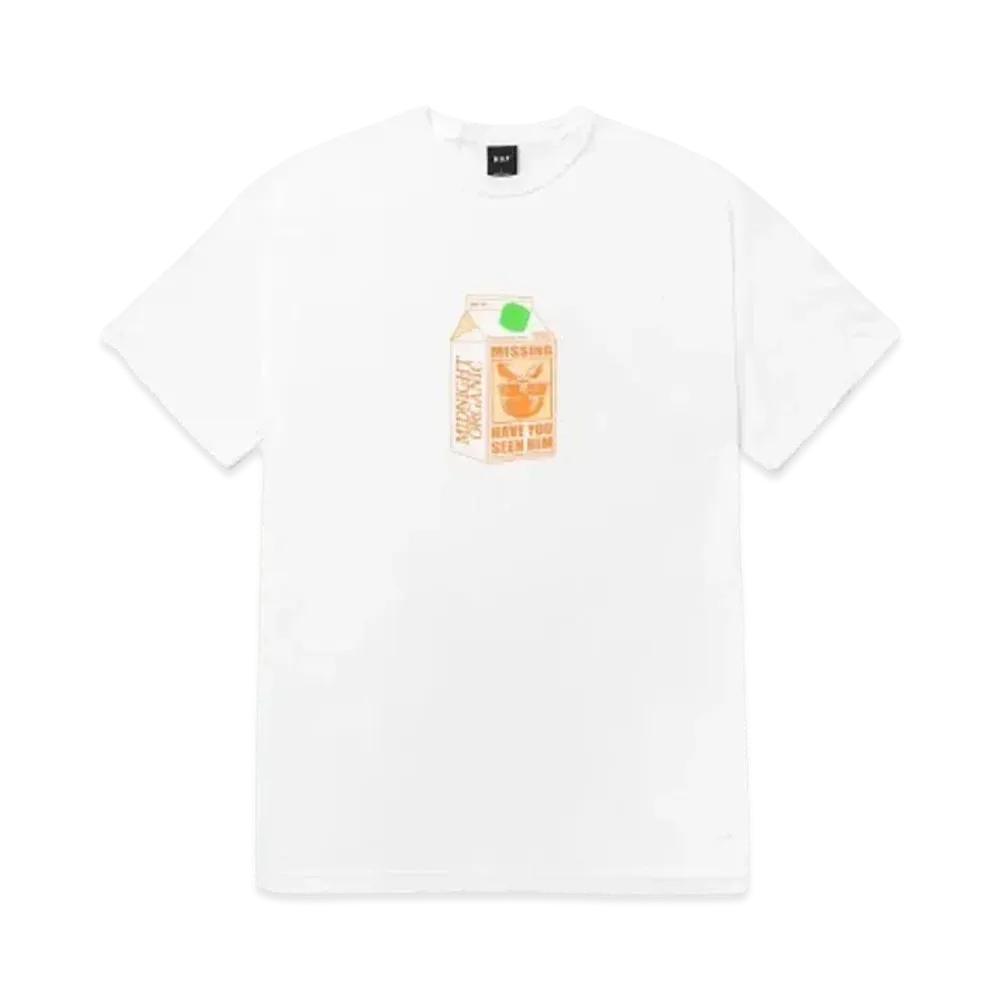 HUF x Midnight Organic Missing Tee "White"