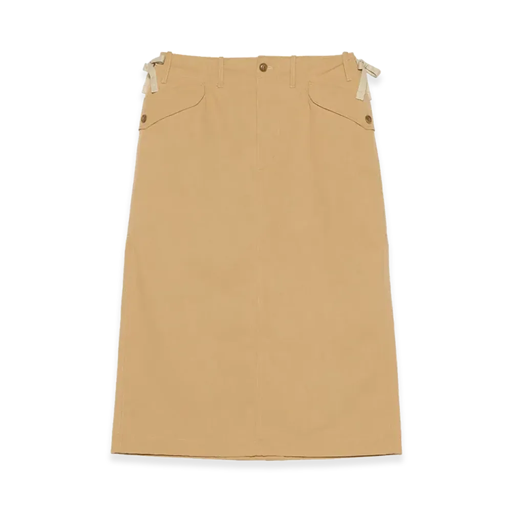 nanamica Relaxed Fit Cargo Skirt "Tan"