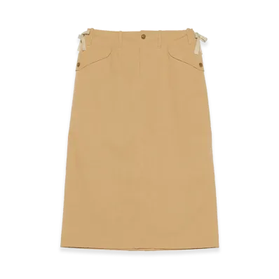 nanamica Relaxed Fit Cargo Skirt "Tan"
