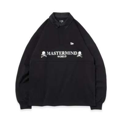 NEW ERA x Mastermind World L/S Rugby Shirt Golf "Black"