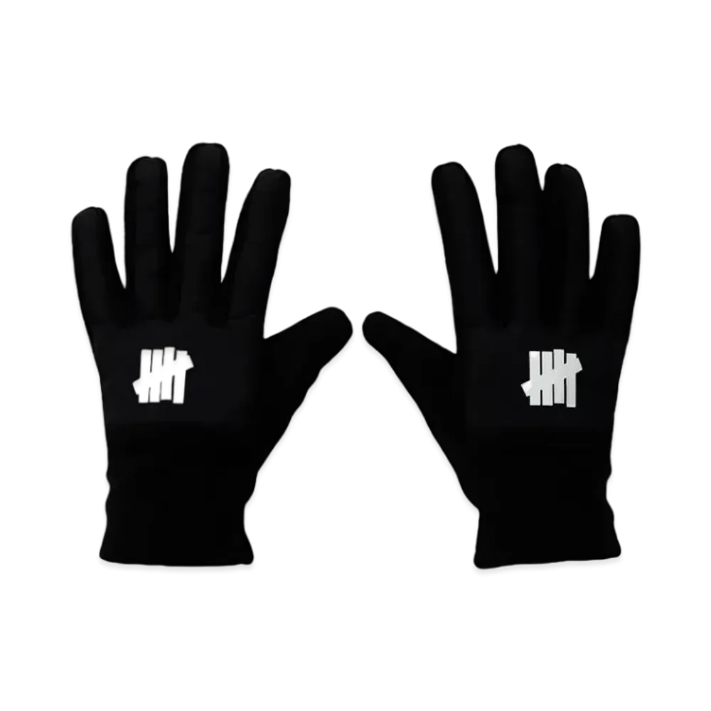 UNDEFEATED Polar Fleece Gloves "Black"