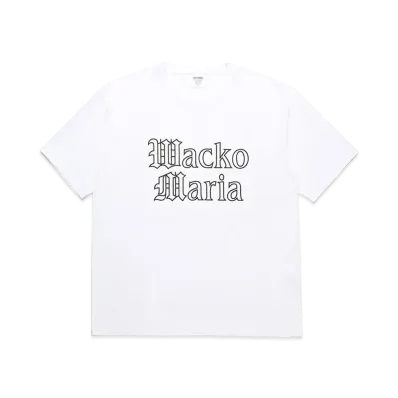 WACKO MARIA Washed Heavy Weight T-Shirt "White"