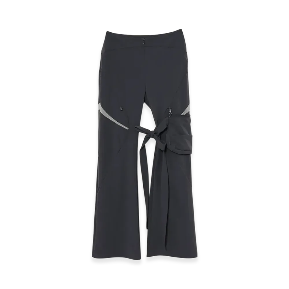 THEREDTHREAD G Tech Pouch Pants "Gray"