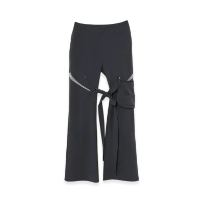 THEREDTHREAD G Tech Pouch Pants "Gray"