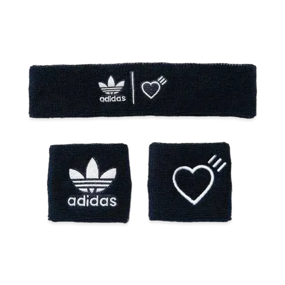 HUMAN MADE adidas Wristbands and Headband "Navy"