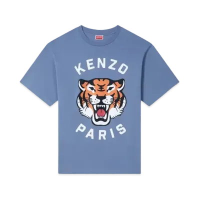 KENZO 'LUCKY TIGER' Oversize T-shirt Unisex "Blue"