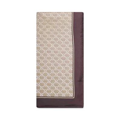 GUCCI Women's GG Lame Scarf "Printed"