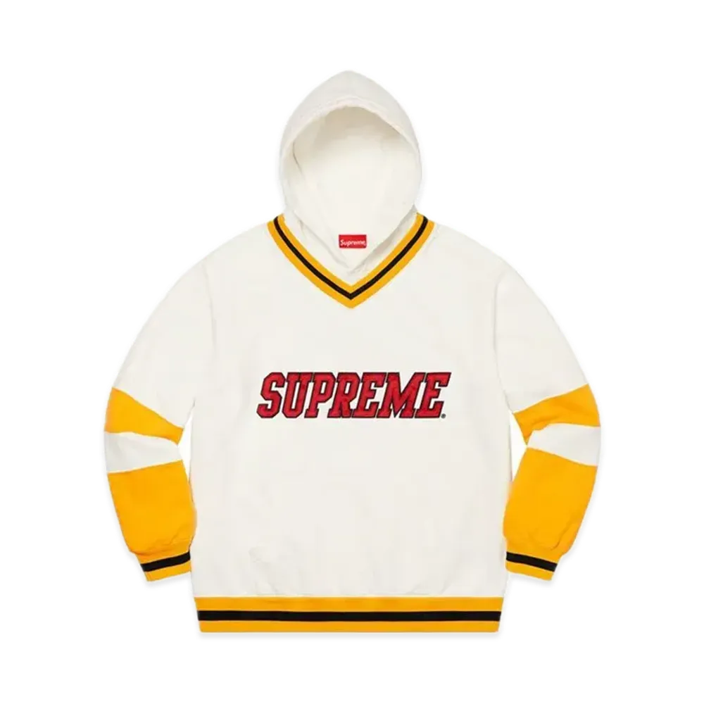 シュプリーム ホッケー フーデッド スウェットシャツ "ホワイト"