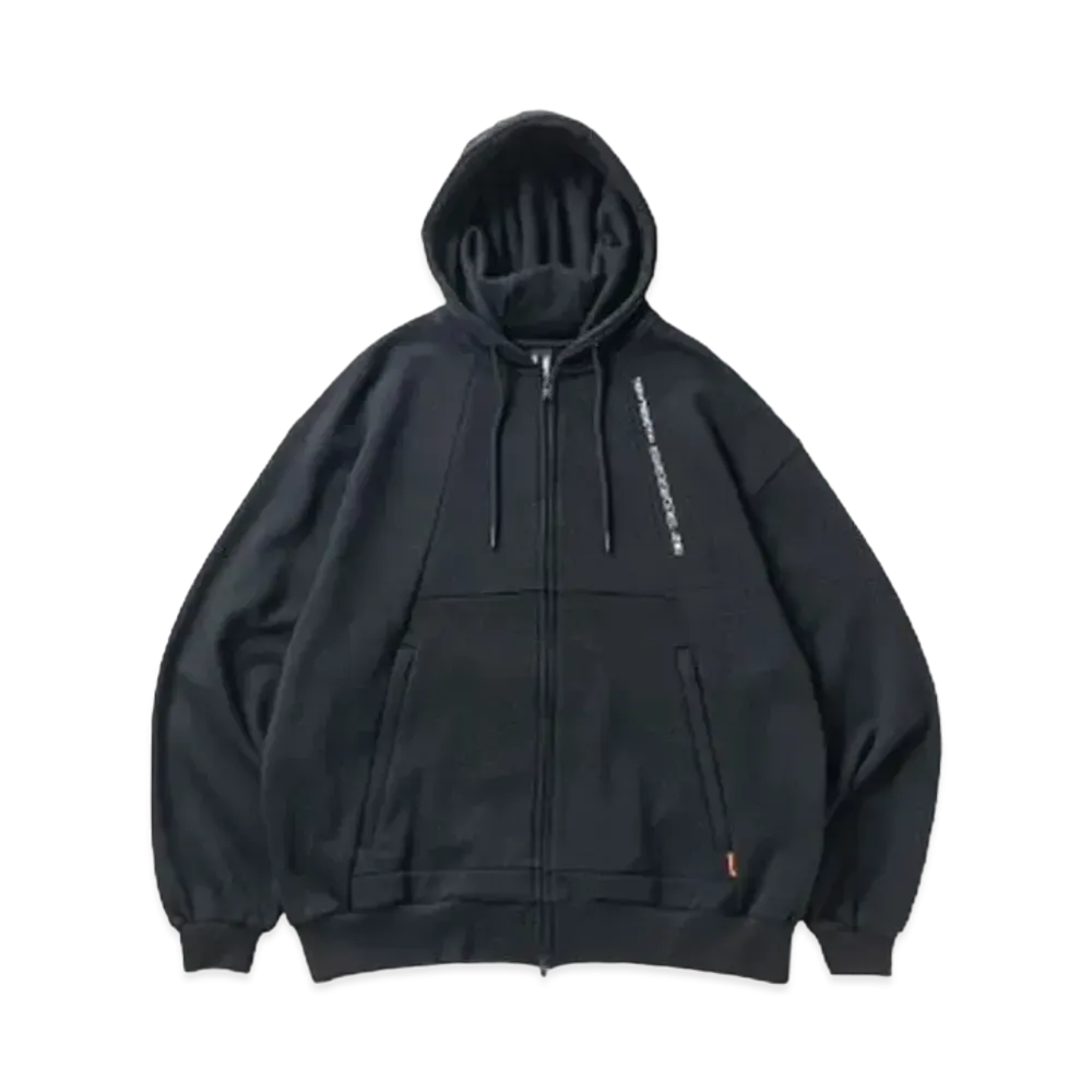 TIGHTBOOTH Pyramid Zip Hoodie "Black"