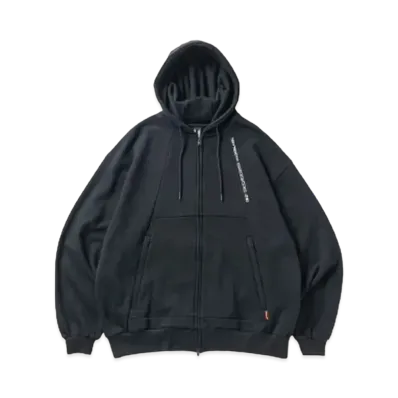 TIGHTBOOTH Pyramid Zip Hoodie "Black"